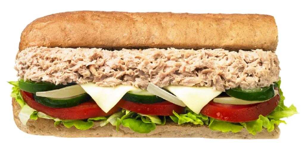 Tuna Mayo, 1. Italian BMT, 2. Steak and Cheese, 3. Tuna Mayo, 4. Chicken Teriyaki, 5. BBQ Chicken, 6. Spicy Italian, 7. Veggie Delite, 8. Chicken Slice, 9. Roasted Chicken, 10. Egg Mayo