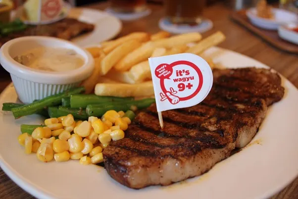 Wagyu Rib Eye, 1. 30 Days Butter Aged US Rib Eye, 2. Wagyu Rib Eye, 3. Prime Rib Eye, 4. Chicken Steak, 5. Buddy’s Special, 6. Hokubee Sirloin, 7. Prime Sirloin, 8. Wagyu Tenderloin, 9. Salmon Steak, 10. Meatballs