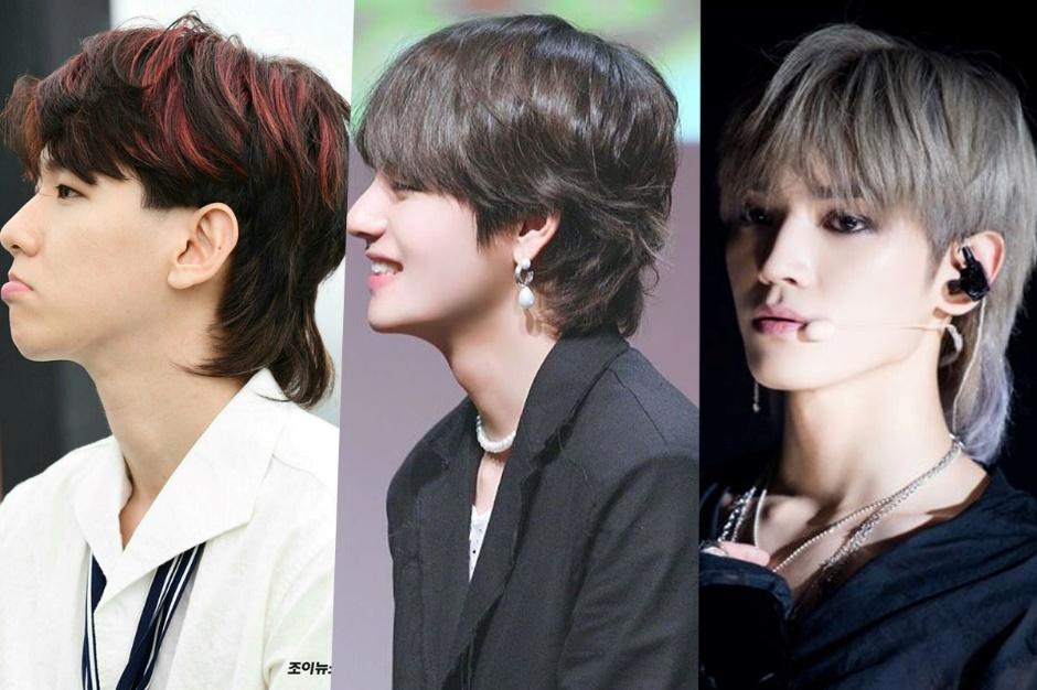 Top 9 Male Idols to be Fashionista with Mullet Hairstyle | starbiz.net, 1. High and Tight Haircut, 2. Two Block, 3. Slicked-back Undercut, 4. Comma Hair, 5. Taper Fade, 6. Fluffy Hair, 7. Curtain Haircut / Curtain Bangs, 8. Mullet Hair, 9. Mandarin Haircut, 10. Buzz Cut, 11. Medium Length Haircut, 12. French Crop, 13. Layered Bowl Cut, 14. Ivy League Cut, 15. Pompadour Hairstyle