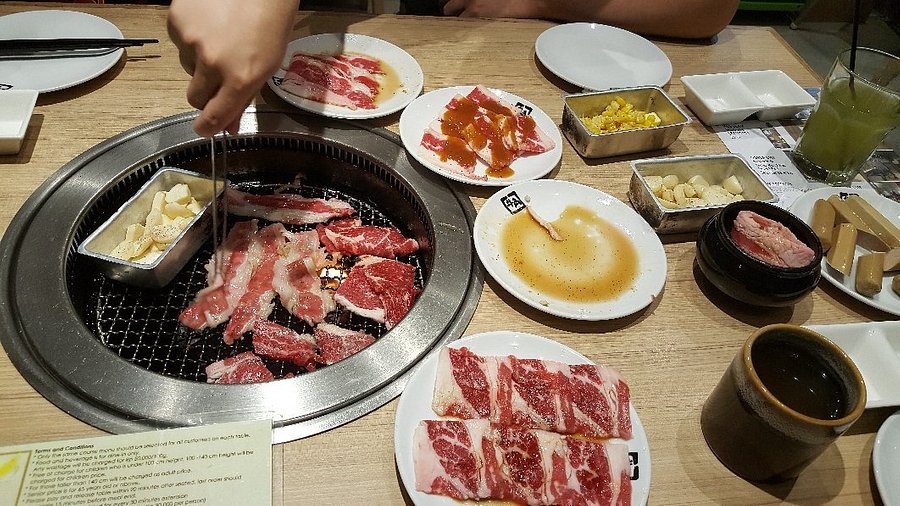 1. Kintan Buffet Central Park, 2. Daebak Korean BBQ Cengkareng, 3. Wangja Korean BBQ Puri Indah, 4. Hanamasa Mall Taman Anggrek, 5. The Gallery Restaurant, 6. Steak 21 Central Park, 7. Shaburi, 8. Gyu-Kaku Japanese BBQ, 9. Kappa Sushi, 10. Hachi Grill Puri Indah
