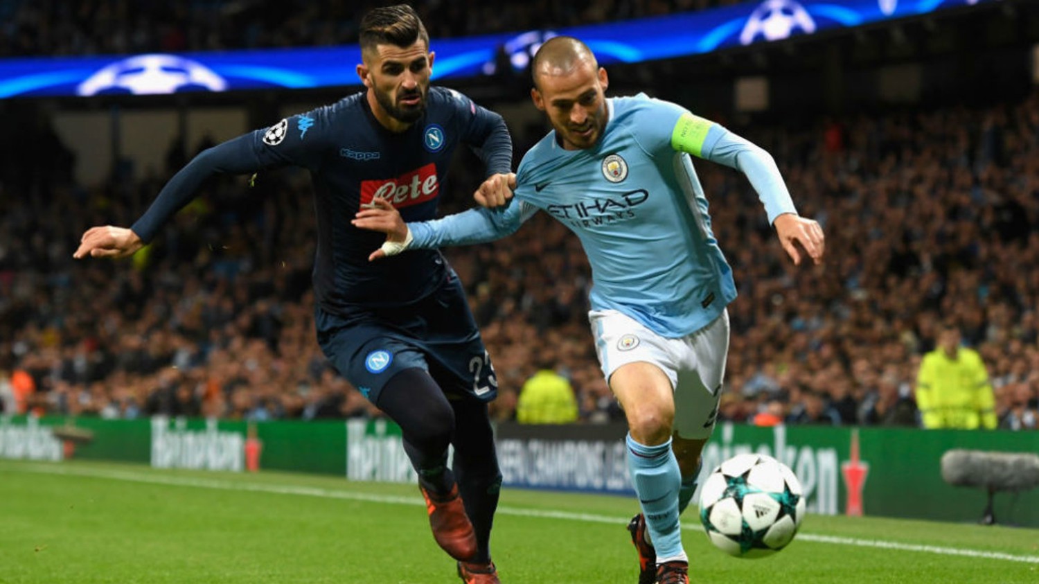 Rekor pertemuan Manchester City dan Napoli