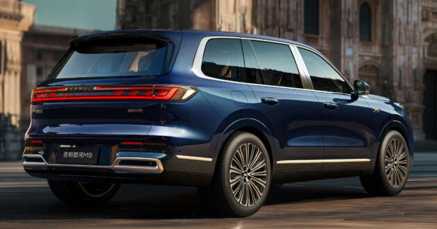 Geely Galaxy M9 in China – 6-seat PHEV SUV, up to 870 PS, 185 km EV range, 1,255 km total, from RM103k
