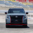 2026 Nissan Patrol Nismo – tuned Armada gets 460 hp; sports air suspension, exhaust; red pinstripe bodykit