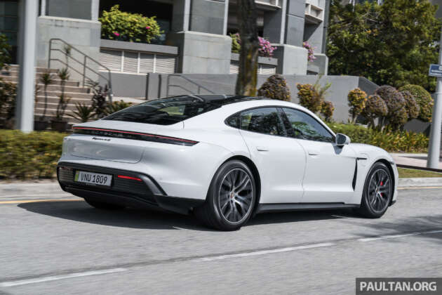 Porsche Taycan – still the sportiest EV, now made even more dynamic and efficient with several improvements