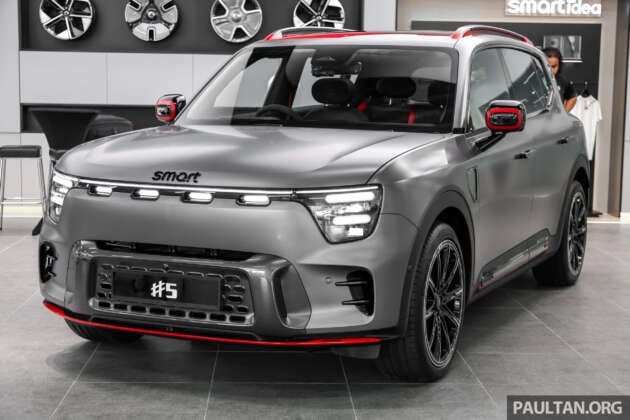 smart #5 previewed in Malaysia – up to 646 PS, 590 km WLTP range, 800V, 400 kW charging, 10-80% in 15 min