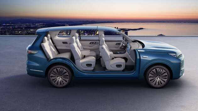 Geely Galaxy M9 in China – 6-seat PHEV SUV, up to 870 PS, 185 km EV range, 1,255 km total, from RM103k