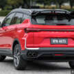 2025 Proton X50 facelift – full gallery of Flagship variant with big spoiler, two-tone interior, sunroof