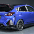 Subaru Performance-B and Performance-E STI concepts preview future petrol, electric WRX STIs