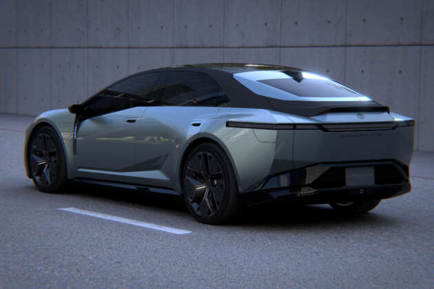 Toyota Corolla Concept – next-generation global sedan previewed with big glass, no central screen, EV option