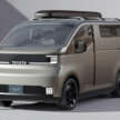 Toyota Hiace Concept previews next generation of commercial van with pillarless side, full-width display