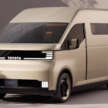 Toyota Hiace Concept previews next generation of commercial van with pillarless side, full-width display