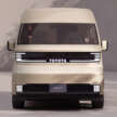 Toyota Hiace Concept previews next generation of commercial van with pillarless side, full-width display