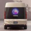 Toyota Hiace Concept previews next generation of commercial van with pillarless side, full-width display