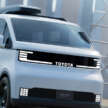 Toyota Hiace Concept previews next generation of commercial van with pillarless side, full-width display
