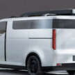 Toyota Hiace Concept previews next generation of commercial van with pillarless side, full-width display