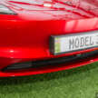 2026 Tesla Model 3 Long Range RWD in Malaysia – 750 km WLTP, indicator stalk, black badges, RM185k