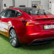 2026 Tesla Model 3 Long Range RWD in Malaysia – 750 km WLTP, indicator stalk, black badges, RM185k
