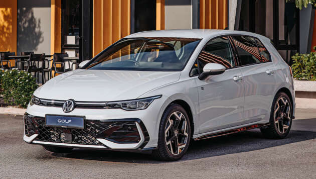 Volkswagen Golf Mk8.5 in Malaysia – R-Line with 150 PS 1.5L MHEV, dry DSG; GTI 265 PS RM250k with VAP