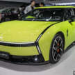 2025 Xpeng P7 in Guangzhou – scissor doors available; up to 594 PS/695 Nm, up to 820 km CLTC