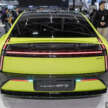 2025 Xpeng P7 in Guangzhou – scissor doors available; up to 594 PS/695 Nm, up to 820 km CLTC