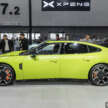 2025 Xpeng P7 in Guangzhou – scissor doors available; up to 594 PS/695 Nm, up to 820 km CLTC