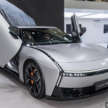 2025 Xpeng P7 in Guangzhou – scissor doors available; up to 594 PS/695 Nm, up to 820 km CLTC