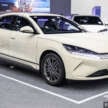 BYD Seal 6 EV in Ivory Gold at ACE 2025 – Premium only, same price at RM116,500; limited to 100 units