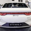 BYD Seal 6 EV in Ivory Gold at ACE 2025 – Premium only, same price at RM116,500; limited to 100 units