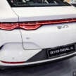 BYD Seal 6 EV in Ivory Gold at ACE 2025 – Premium only, same price at RM116,500; limited to 100 units