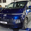 Hyundai Staria CKD in new Stormy Sea colour on show at ACE 2025 – RM180k-268k, same as CBU prices