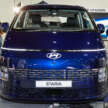 Hyundai Staria CKD in new Stormy Sea colour on show at ACE 2025 – RM180k-268k, same as CBU prices