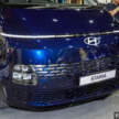 Hyundai Staria CKD in new Stormy Sea colour on show at ACE 2025 – RM180k-268k, same as CBU prices