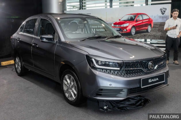 2026 Proton Saga MC3 Premium, Executive full details: 120 PS/150 Nm 1.5L, timing chain, 4AT or Punch CVT, Heavily-revised AMA platform with HPF steel panels, Six airbags and AEB, but only on top-spec Premium, High-output BHE15PFI, timing chain, 14.04% lower fuel consumption, New front and rear fascias with LED head- and taillights, Screens galore, plus wireless Apple CarPlay and Android Auto, Brief first impressions – quicker than Bezza, big car feel, Executive versus Premium spec comparison