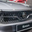 2026 Proton Saga MC3 Premium, Executive full details: 120 PS/150 Nm 1.5L, timing chain, 4AT or Punch CVT, Heavily-revised AMA platform with HPF steel panels, Six airbags and AEB, but only on top-spec Premium, High-output BHE15PFI, timing chain, 14.04% lower fuel consumption, New front and rear fascias with LED head- and taillights, Screens galore, plus wireless Apple CarPlay and Android Auto, Brief first impressions – quicker than Bezza, big car feel, Executive versus Premium spec comparison