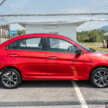 2026 Proton Saga MC3 Premium, Executive full details: 120 PS/150 Nm 1.5L, timing chain, 4AT or Punch CVT, Heavily-revised AMA platform with HPF steel panels, Six airbags and AEB, but only on top-spec Premium, High-output BHE15PFI, timing chain, 14.04% lower fuel consumption, New front and rear fascias with LED head- and taillights, Screens galore, plus wireless Apple CarPlay and Android Auto, Brief first impressions – quicker than Bezza, big car feel, Executive versus Premium spec comparison