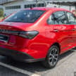 2026 Proton Saga MC3 Premium, Executive full details: 120 PS/150 Nm 1.5L, timing chain, 4AT or Punch CVT, Heavily-revised AMA platform with HPF steel panels, Six airbags and AEB, but only on top-spec Premium, High-output BHE15PFI, timing chain, 14.04% lower fuel consumption, New front and rear fascias with LED head- and taillights, Screens galore, plus wireless Apple CarPlay and Android Auto, Brief first impressions – quicker than Bezza, big car feel, Executive versus Premium spec comparison