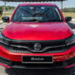 2026 Proton Saga MC3 Premium, Executive full details: 120 PS/150 Nm 1.5L, timing chain, 4AT or Punch CVT, Heavily-revised AMA platform with HPF steel panels, Six airbags and AEB, but only on top-spec Premium, High-output BHE15PFI, timing chain, 14.04% lower fuel consumption, New front and rear fascias with LED head- and taillights, Screens galore, plus wireless Apple CarPlay and Android Auto, Brief first impressions – quicker than Bezza, big car feel, Executive versus Premium spec comparison