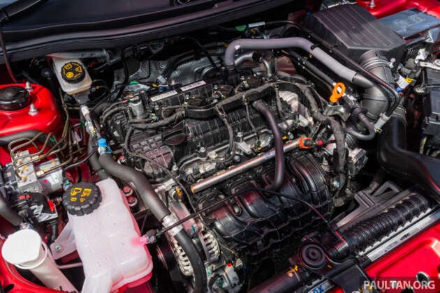2026 Proton Saga MC3 Premium, Executive full details: 120 PS/150 Nm 1.5L, timing chain, 4AT or Punch CVT, Heavily-revised AMA platform with HPF steel panels, Six airbags and AEB, but only on top-spec Premium, High-output BHE15PFI, timing chain, 14.04% lower fuel consumption, New front and rear fascias with LED head- and taillights, Screens galore, plus wireless Apple CarPlay and Android Auto, Brief first impressions – quicker than Bezza, big car feel, Executive versus Premium spec comparison