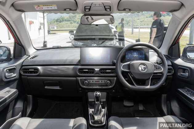 2026 Proton Saga MC3 Premium, Executive full details: 120 PS/150 Nm 1.5L, timing chain, 4AT or Punch CVT, Heavily-revised AMA platform with HPF steel panels, Six airbags and AEB, but only on top-spec Premium, High-output BHE15PFI, timing chain, 14.04% lower fuel consumption, New front and rear fascias with LED head- and taillights, Screens galore, plus wireless Apple CarPlay and Android Auto, Brief first impressions – quicker than Bezza, big car feel, Executive versus Premium spec comparison