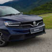 2026 Proton Saga MC3 Premium, Executive full details: 120 PS/150 Nm 1.5L, timing chain, 4AT or Punch CVT, Heavily-revised AMA platform with HPF steel panels, Six airbags and AEB, but only on top-spec Premium, High-output BHE15PFI, timing chain, 14.04% lower fuel consumption, New front and rear fascias with LED head- and taillights, Screens galore, plus wireless Apple CarPlay and Android Auto, Brief first impressions – quicker than Bezza, big car feel, Executive versus Premium spec comparison