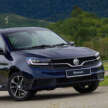 2026 Proton Saga MC3 Premium, Executive full details: 120 PS/150 Nm 1.5L, timing chain, 4AT or Punch CVT, Heavily-revised AMA platform with HPF steel panels, Six airbags and AEB, but only on top-spec Premium, High-output BHE15PFI, timing chain, 14.04% lower fuel consumption, New front and rear fascias with LED head- and taillights, Screens galore, plus wireless Apple CarPlay and Android Auto, Brief first impressions – quicker than Bezza, big car feel, Executive versus Premium spec comparison
