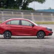 2026 Proton Saga MC3 Premium, Executive full details: 120 PS/150 Nm 1.5L, timing chain, 4AT or Punch CVT, Heavily-revised AMA platform with HPF steel panels, Six airbags and AEB, but only on top-spec Premium, High-output BHE15PFI, timing chain, 14.04% lower fuel consumption, New front and rear fascias with LED head- and taillights, Screens galore, plus wireless Apple CarPlay and Android Auto, Brief first impressions – quicker than Bezza, big car feel, Executive versus Premium spec comparison