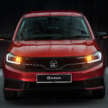2026 Proton Saga MC3 Premium, Executive full details: 120 PS/150 Nm 1.5L, timing chain, 4AT or Punch CVT, Heavily-revised AMA platform with HPF steel panels, Six airbags and AEB, but only on top-spec Premium, High-output BHE15PFI, timing chain, 14.04% lower fuel consumption, New front and rear fascias with LED head- and taillights, Screens galore, plus wireless Apple CarPlay and Android Auto, Brief first impressions – quicker than Bezza, big car feel, Executive versus Premium spec comparison