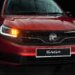 2026 Proton Saga MC3 Premium, Executive full details: 120 PS/150 Nm 1.5L, timing chain, 4AT or Punch CVT, Heavily-revised AMA platform with HPF steel panels, Six airbags and AEB, but only on top-spec Premium, High-output BHE15PFI, timing chain, 14.04% lower fuel consumption, New front and rear fascias with LED head- and taillights, Screens galore, plus wireless Apple CarPlay and Android Auto, Brief first impressions – quicker than Bezza, big car feel, Executive versus Premium spec comparison
