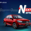 2026 Proton Saga MC3 Premium, Executive full details: 120 PS/150 Nm 1.5L, timing chain, 4AT or Punch CVT, Heavily-revised AMA platform with HPF steel panels, Six airbags and AEB, but only on top-spec Premium, High-output BHE15PFI, timing chain, 14.04% lower fuel consumption, New front and rear fascias with LED head- and taillights, Screens galore, plus wireless Apple CarPlay and Android Auto, Brief first impressions – quicker than Bezza, big car feel, Executive versus Premium spec comparison