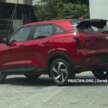 Mitsubishi Xforce spotted again in Malaysia on the back of a roving truck – nationwide tour until March 15