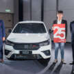 Honda Malaysia’s first two 25th Anniversary contest winners receive City Hatchback RS and WR-V RS