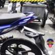‘Germ’-sized number plates becoming a trend among young motorcyclists, can be fined up to RM10k – JPJ