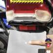 ‘Germ’-sized number plates becoming a trend among young motorcyclists, can be fined up to RM10k – JPJ
