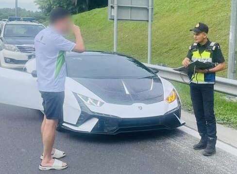 Lamborghini Huracan seized by JPJ under Ops Luxury – no road tax, no insurance, no front number plates